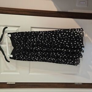 Torrid skirt new tags black and white polka dots